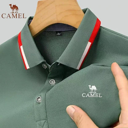 Set European brand Polo shirts for men in the new summer of 2025, high-quality, fashionable, casual, comfortable and breathable shor - Ellianto fashion Men's