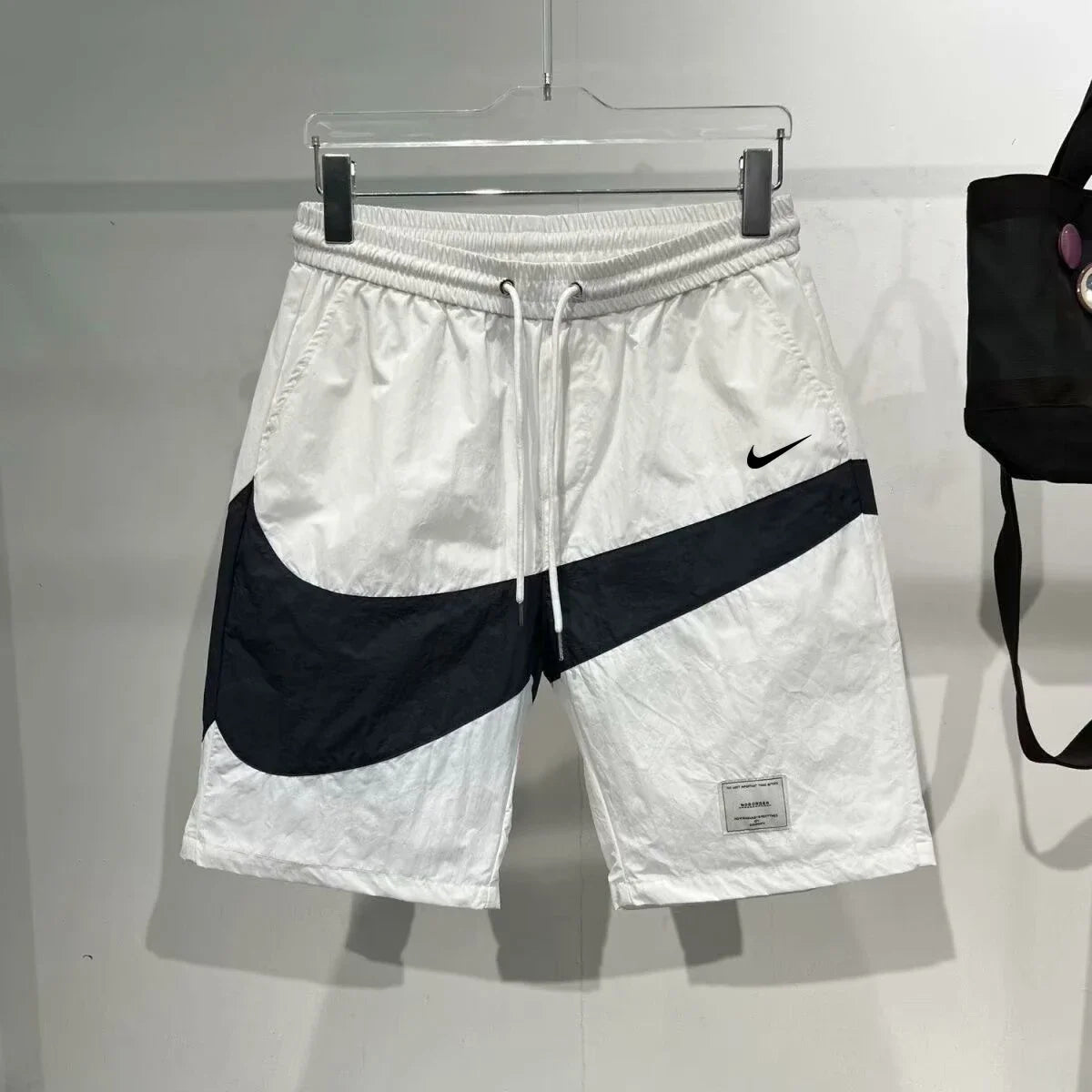 Nike Black Navy Fashion Cool Breathable Men Spring Summer Quick Drying Casual Short Pants Exercise Shorts Male Streetwear - Ellianto fashion Men's