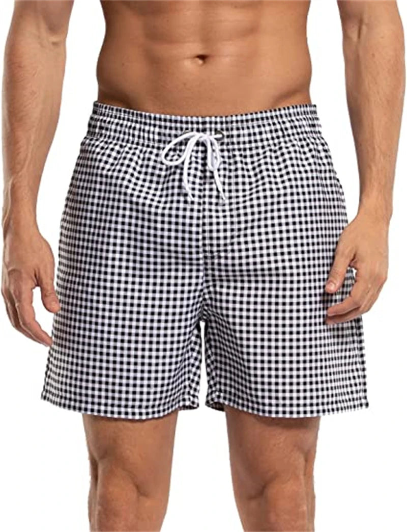 Men Summer Swimwear Shorts Male Swimming Trunks Swimsuits Beachwea Man Surf Beach Swim Sport Pants Board And Pockets - Ellianto fashion Men's