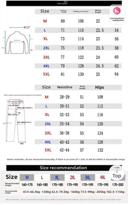 Casual Sportswear Set for Men Summer Trendy Loose Short Sleeve T-Shirt And Handsome Shorts Two Piece Set Comfortable Breathable - Ellianto fashion Men's