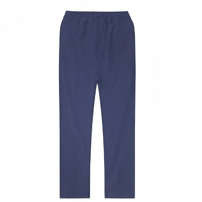 Men's Cotton Linen Pants Joggers Sweatpants Streetwear Breathable Solid Color Linen Trousers Vacation Summer Loose Pants S-5XL - Ellianto fashion Men's
