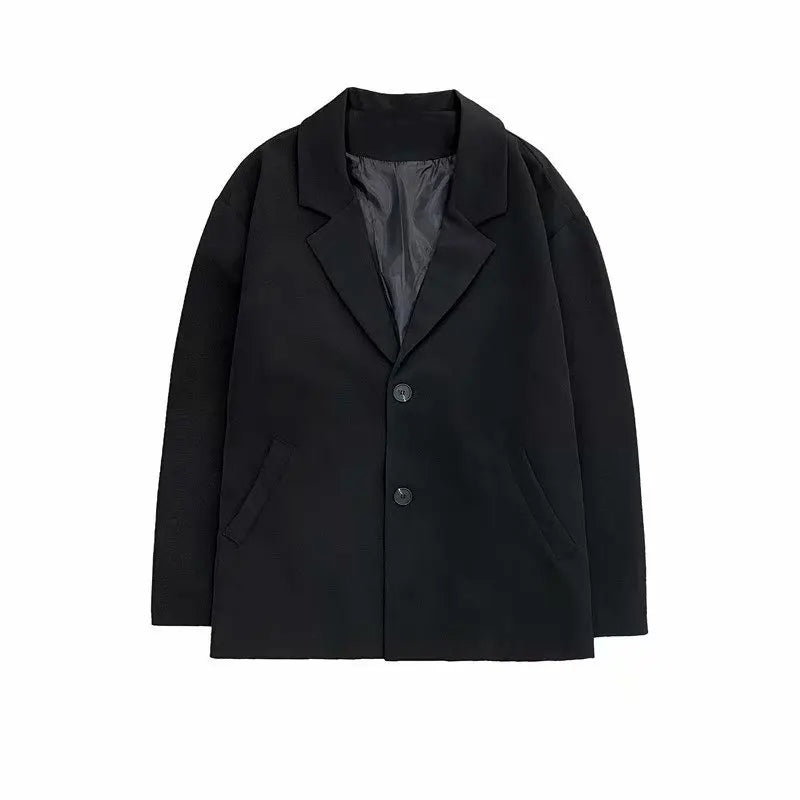2025 New Korean Style Loose Plus Size Suit Male Oversized Tops Men'S Blazer Ulzzang Fashion Coat Streetwear Man Jackets L13 - Ellianto fashion Men's