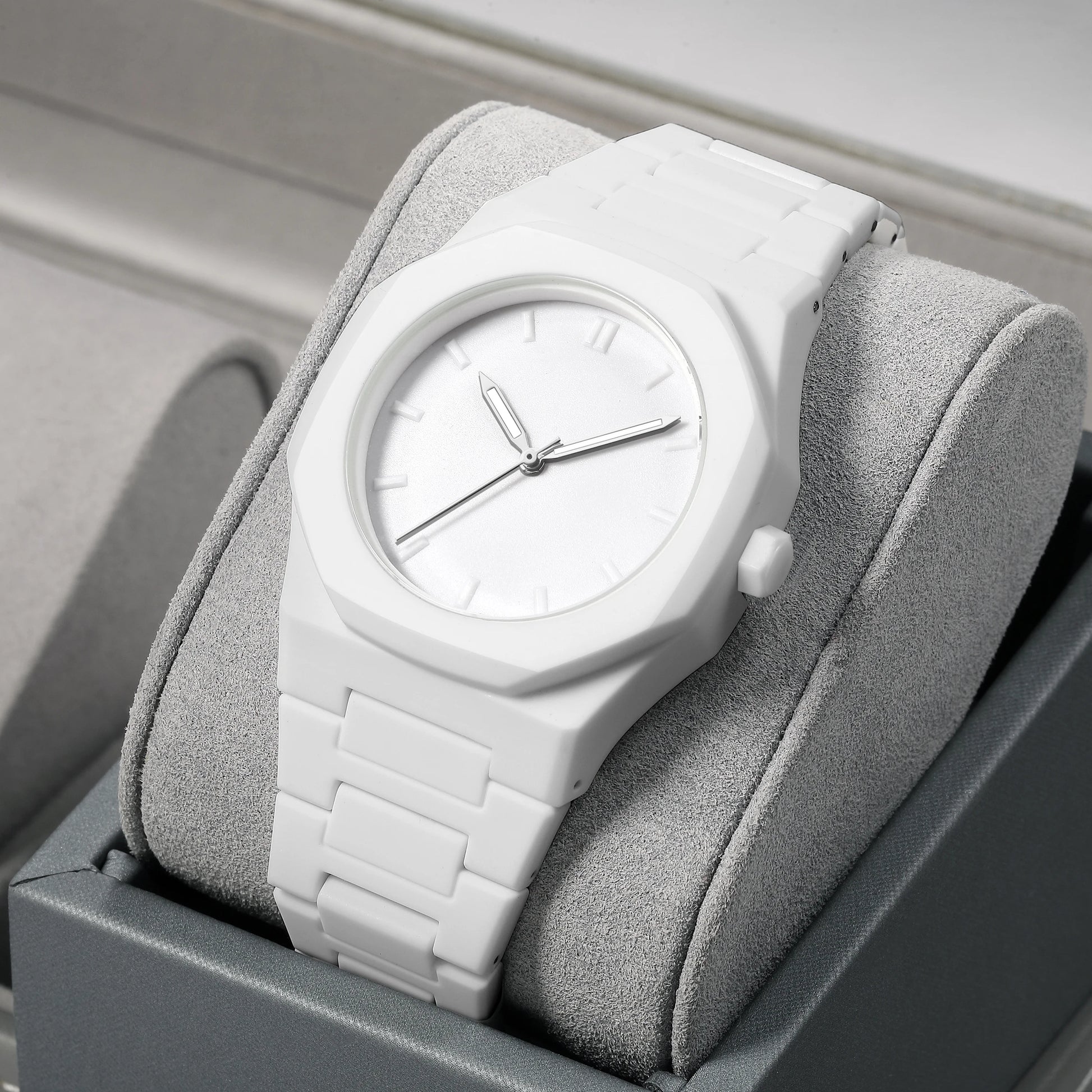 Simple casual men's watches, macaroon color quartz watches, round dial quartz watches, suitable for daily life, gifts - Ellianto fashion Men's