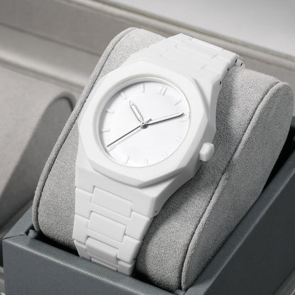 Simple casual men's watches, macaroon color quartz watches, round dial quartz watches, suitable for daily life, gifts - Ellianto fashion Men's