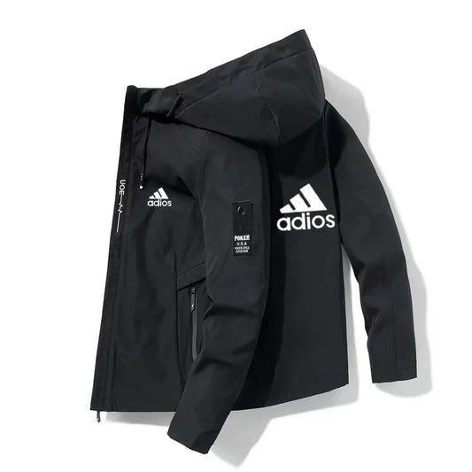 2025 Spring and Autumn Men's Windproof Jacket Zipper High Quality Baseball Hat Entertainment Outdoor Sports Jacket - Ellianto fashion Men's