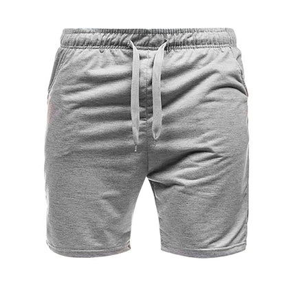 2025 Men's Shorts Solid Color Casual Shorts Loose Beach Shorts Street Fashion Breathable Thin Style - Ellianto fashion Men's