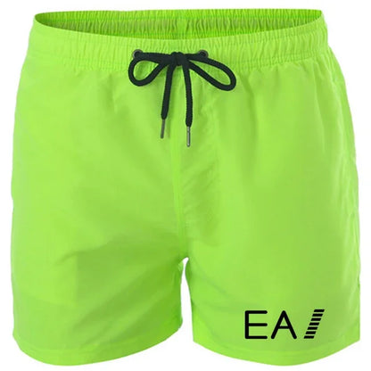 Set 2025 Summer men's swimwear and shorts brand swimwear, sexy swimwear, low-waist breathable swimwear, beach surfing swimming trunk - Ellianto fashion Men's