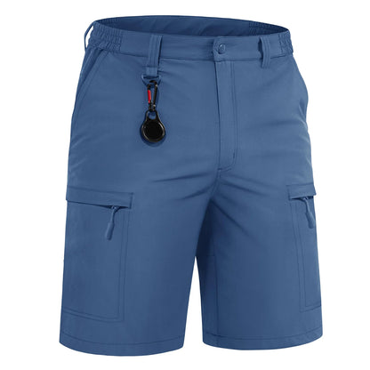 TACVASEN Summer Moisture Wicking Casual Shorts Mens Cargo Work Shorts Running Jogging Sports Bottoms Nylon Rip-Stop Short Pants - Ellianto fashion Men's