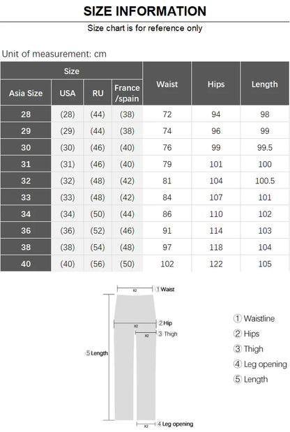 Classic Casual Pants Mens Clothing Straight Business Green Black Khaki Trousers Comfortable Male Brand Clothing 2025 - Ellianto fashion Men's