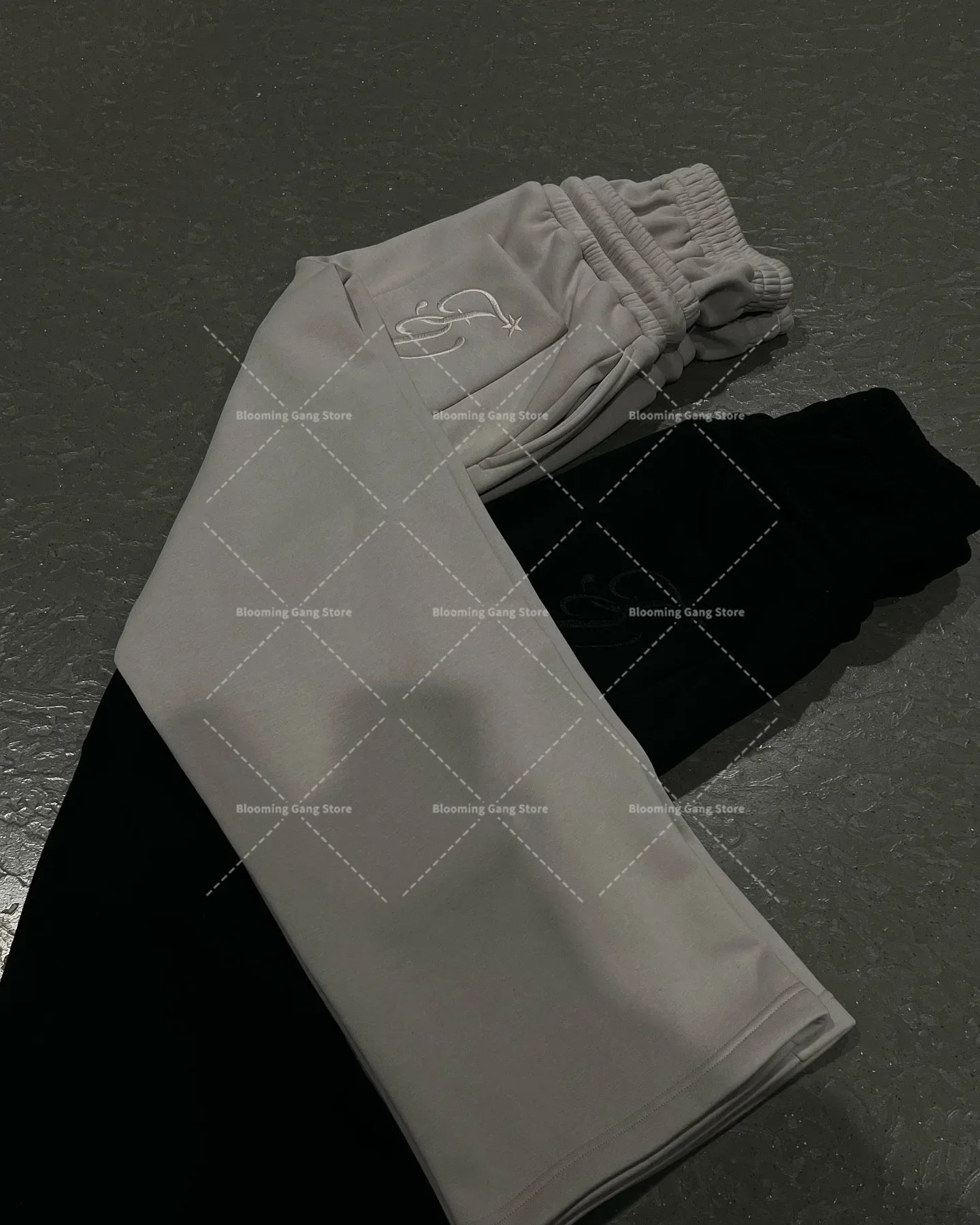 Embroidered Trousers Personality Men Clothing American Street Sweatpants Couple Clothing Matching Trendy Cool Women Pants - Ellianto fashion Men's