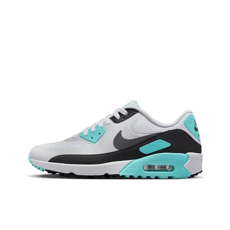 Nike Air Max 90 Next Nature White Black Classic Mesh Air Cushion Men Women Athletic Running Shoes Breathable Sneakers DH8010-101 - Ellianto fashion Men's