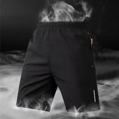 Summer Men Shorts Ice Silk Running Gym Sport Shorts Quick Dry Breathable Beach Short Pant Fitness Jogging Cool Casual Sportswear 2025 - Ellianto fashion Men's