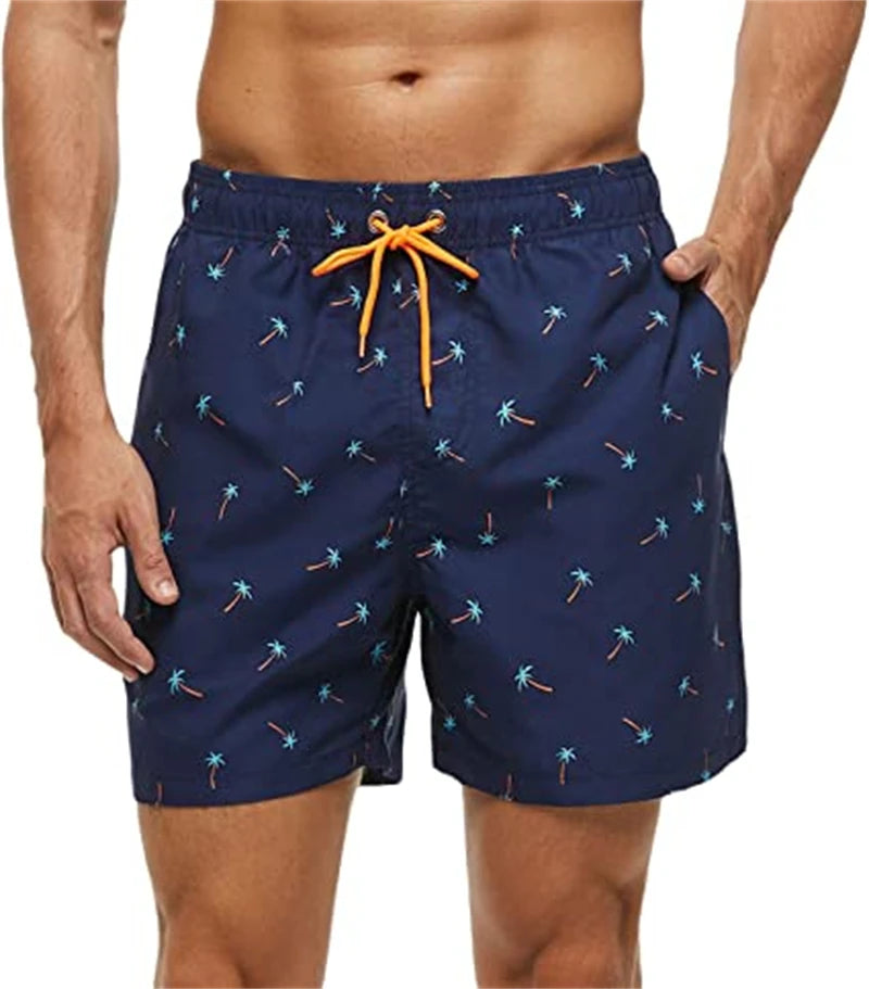 Men Summer Swimwear Shorts Male Swimming Trunks Swimsuits Beachwea Man Surf Beach Swim Sport Pants Board And Pockets - Ellianto fashion Men's