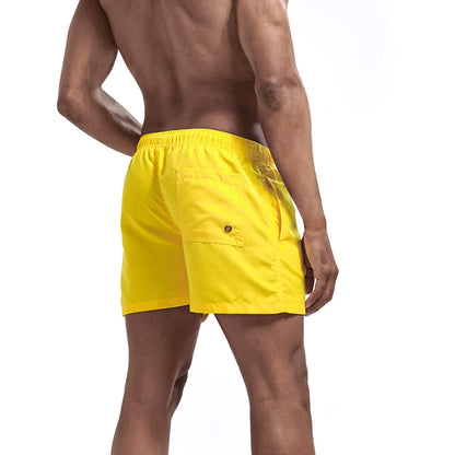 Men's Swim Shorts Swim Trunks Quick Dry Board Shorts Bathing Suit Breathable Drawstring With Pockets for Surfing Beach Summer - Ellianto fashion Men's