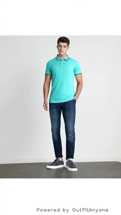 Summer Ice Silk Polo Shirt High-End T-Shirt Solid Color New Half Sleeve Non-Marking Casual Lapels Business Thin Menswear - Ellianto fashion Men's