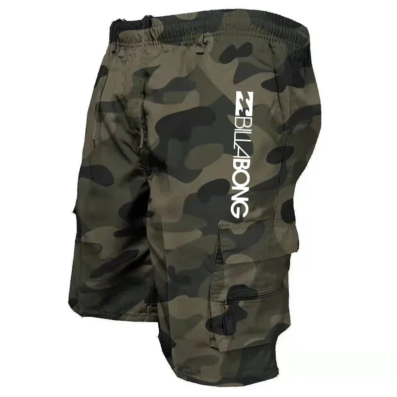 Summer 2025 new shorts, men's casual shorts, fashionable multi-pocket running shorts, loose sports basketball coach shorts - Ellianto fashion Men's
