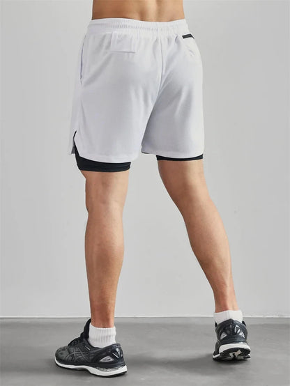 Men's Multi Pocket Shorts Fitness Shorts Casual Beach Sports Lined Skinny Shorts Everyday Style Mesh Camouflage Running Shorts - Ellianto fashion Men's