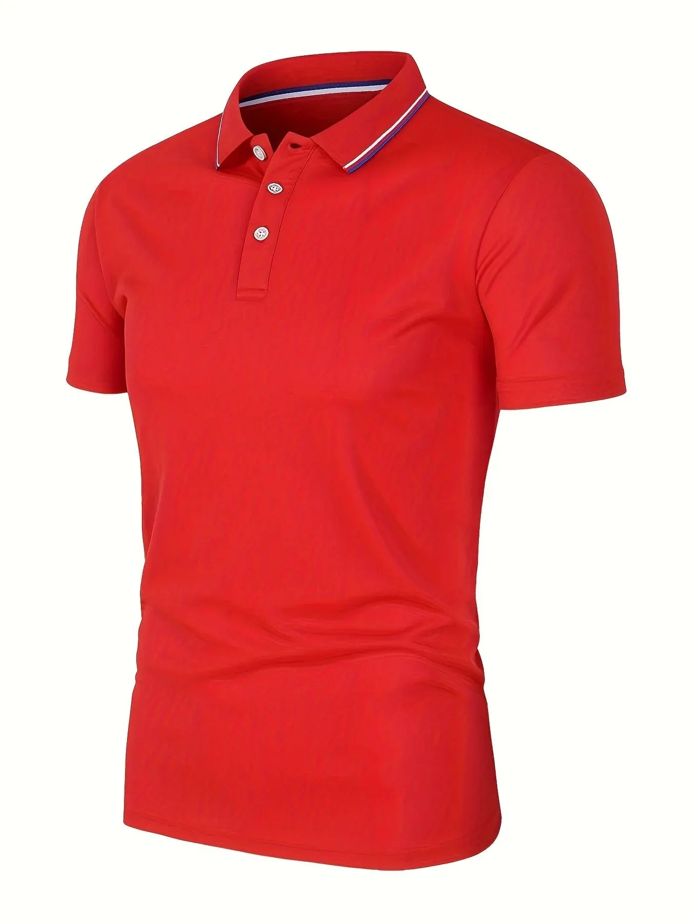 2025 Hot Sale Men's Summer Casual Breathable Comfortable Polo Shirt Men's Solid Color High Quality Short Sleeve T-Shirt - Ellianto fashion Men's