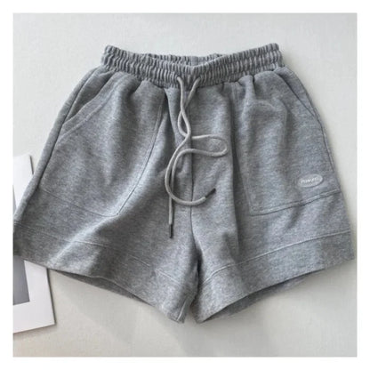 High-Waisted Slimming Casual Trunks Women's Korean Style Loose-Fit Wide-Leg Drawstring A- Line Pants New Arrival Student Trouser