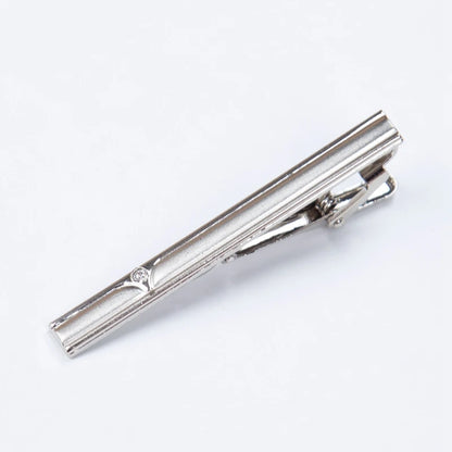Men Metal Silver Color Tie Clip For Wedding gifts Necktie Clasp Clip Gentleman Ties Bar Crystal Tie Pin For Men's Accessories - Ellianto fashion Men's