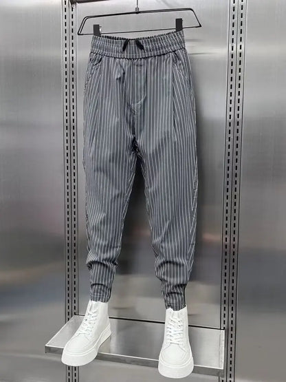 Men's Clothing Sweatshirt Men's Summer Pants Man Running Ice Silk Pants Gym Male Clothes Jogging Sport Joggers Big Size Cargo - Ellianto fashion Men's