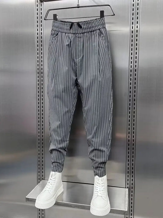 Men's Clothing Sweatshirt Men's Summer Pants Man Running Ice Silk Pants Gym Male Clothes Jogging Sport Joggers Big Size Cargo - Ellianto fashion Men's
