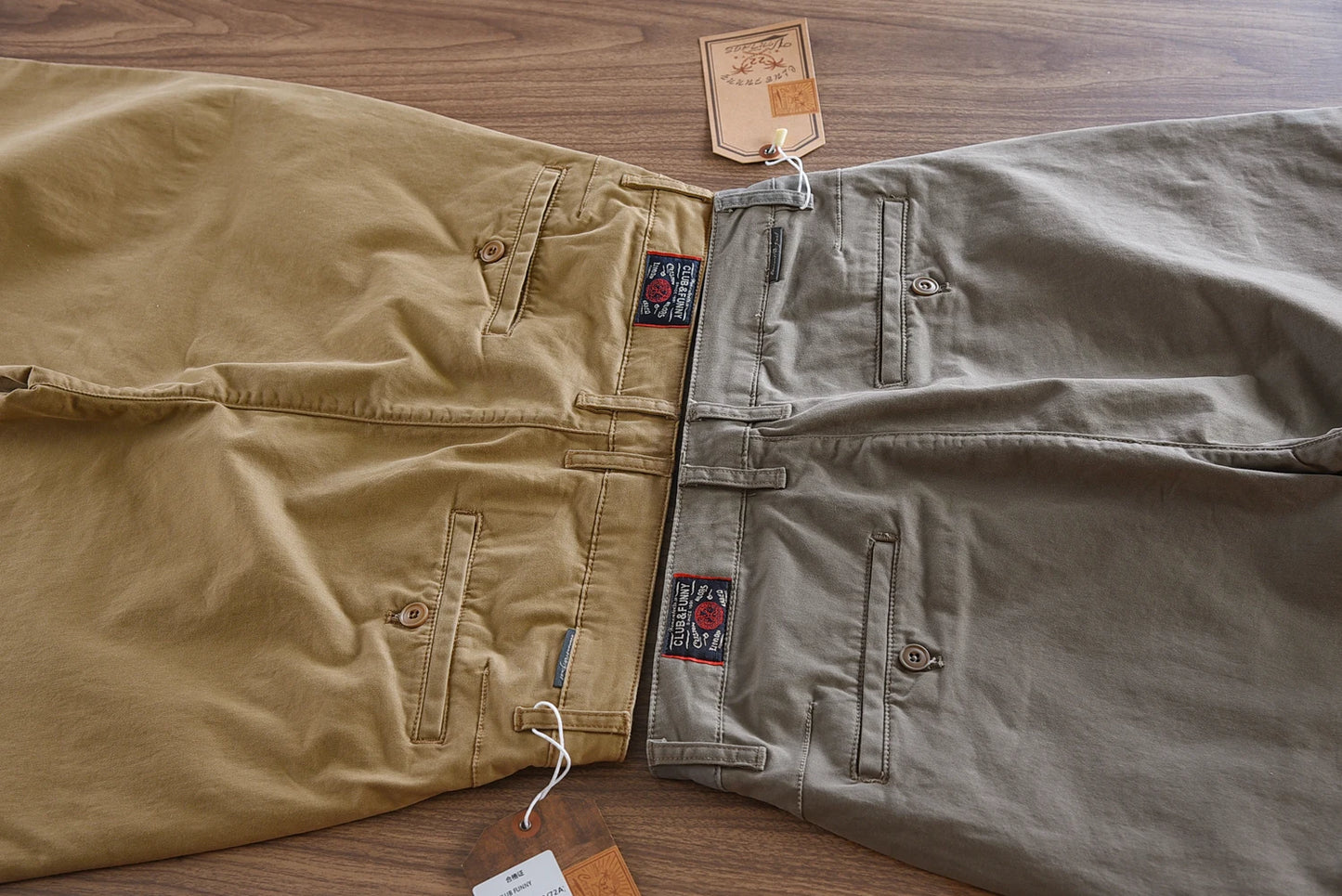 2025 Autumn New American Retro Woven Twill Cargo Pants Men's Simple 97.4% Cotton Washed Micro Elastic Straight Casual Trousers - Ellianto fashion Men's
