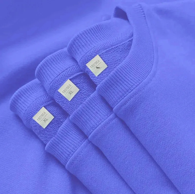 Thick Cotton Pullover Sweatshirt – Japanese-Inspired Comfort and Effortless Style for the Modern Gentleman