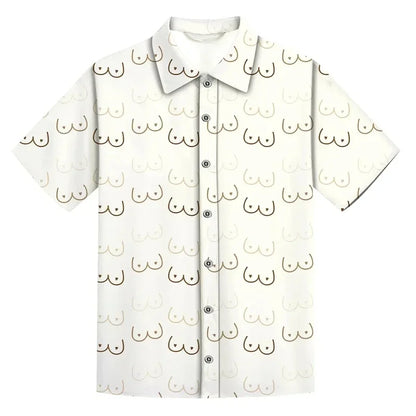 Summer Men’s Beach Shirt – Lightweight Short-Sleeve Comfort with Fun, Personalized Style for the Modern Gentleman