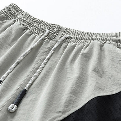 8XL Plus Size Cargo Shorts Men Summer Shorts Fashion Casual Patchwork Short Pants Elastic Waist Male Big Size - Ellianto fashion Men's