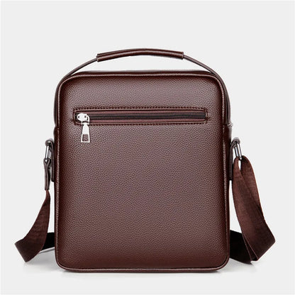 Men's Genuine Leather Crossbody Shoulder Bags High quality Tote Fashion Business Man Messenger Bag Leather Bags fanny pack - Ellianto fashion Men's