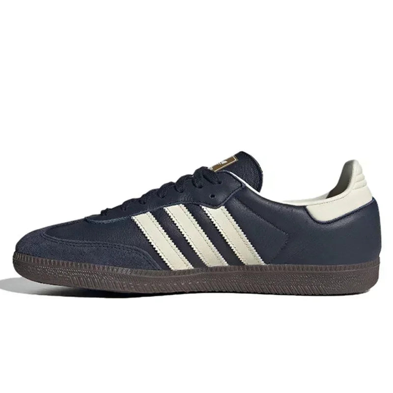 Classics Adidas Originals Samba White Low Flat Skateboarding Shoes for Men Women Unisex German Training Board Shoes - Ellianto fashion Men's