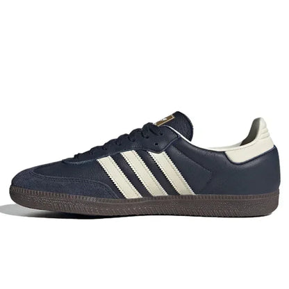 Classics Adidas Originals Samba White Low Flat Skateboarding Shoes for Men Women Unisex German Training Board Shoes - Ellianto fashion Men's