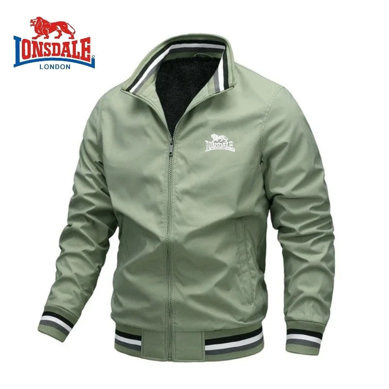 High End Embroidered CAMEL High-quality Men's Zippered Jacket, Spring and Autumn Fashionable Casual Outdoor Sports Jacket Top - Ellianto fashion Men's