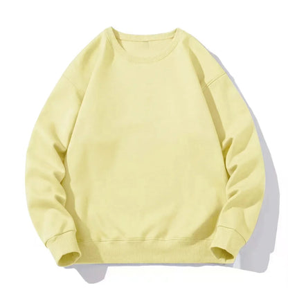 Thick Cotton Pullover Sweatshirt – Japanese-Inspired Comfort and Effortless Style for the Modern Gentleman
