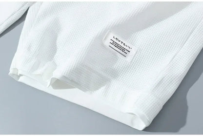 Men's luxury sportswear set casual fitness T-shirt and shorts 2-piece set with short sleeves summer 2025 - Ellianto fashion Men's