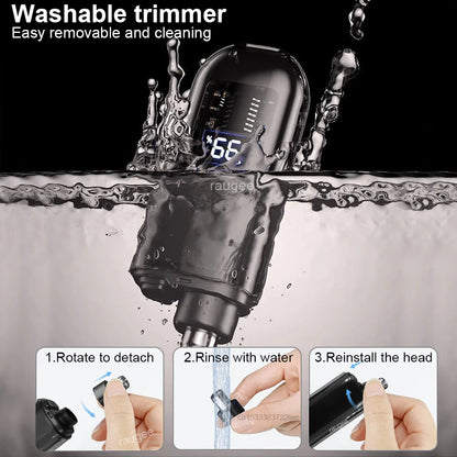 Electric Nose Hair Trimmer Mini Portable Nose Hair Remover for Men USB Rechargeable Trimmer for Nose and Ears Nose Hair Clipper - Ellianto fashion Men's