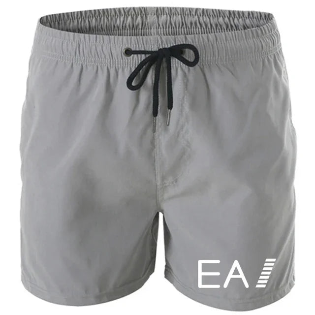 Set 2025 Summer men's swimwear and shorts brand swimwear, sexy swimwear, low-waist breathable swimwear, beach surfing swimming trunk - Ellianto fashion Men's
