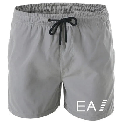Set 2025 Summer men's swimwear and shorts brand swimwear, sexy swimwear, low-waist breathable swimwear, beach surfing swimming trunk - Ellianto fashion Men's