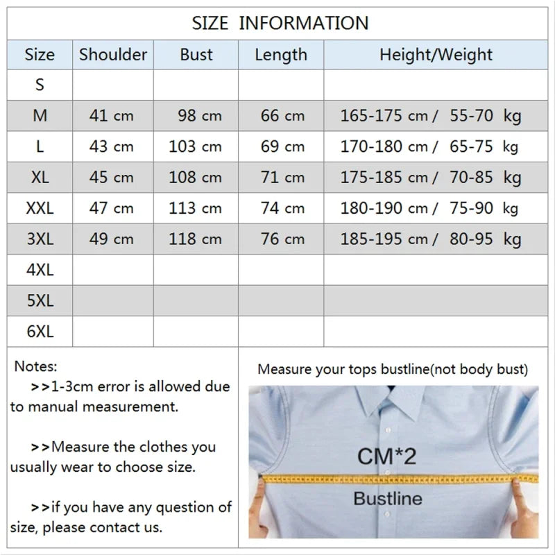 Shirts for Men Summer Cotton T shirts luxury Men Clothing Short Sleeve tee Tops man Simple business Shirt Goth Punk mens shirts - Ellianto fashion Men's