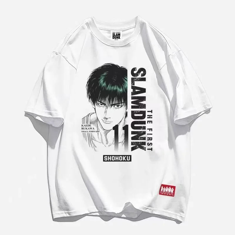 2023 Slam Dunk Anime Basketball T-Shirt – Lightweight Cotton Comfort and Effortless Sporty Style for the Modern Gentleman
