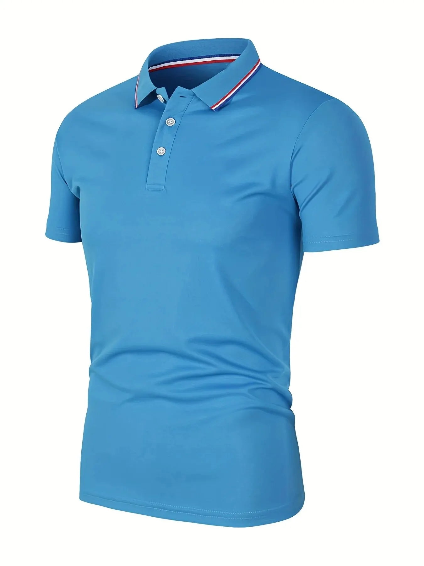 2025 Hot Sale Men's Summer Casual Breathable Comfortable Polo Shirt Men's Solid Color High Quality Short Sleeve T-Shirt - Ellianto fashion Men's