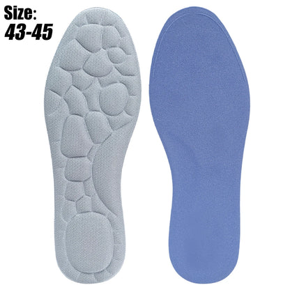 Soft 5D Massage Memory Foam Insoles for Women Men Sport Running Shoes Sole Breathable Cushion Shoe Pads Feet Orthopedic Insoles - Ellianto fashion Men's