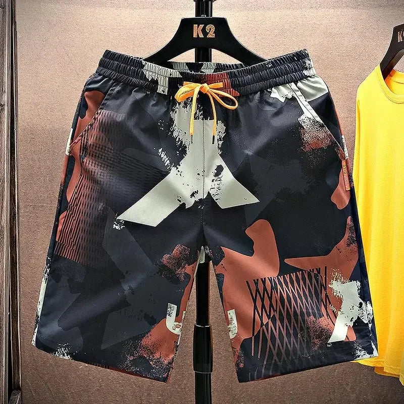 2025 Shorts for Men Sweat Black Sports Beach Man Short Pants Hiphop Joggers Board Stylish Thin Novelty in New Pant 2025 Xl Dry Fit - Ellianto fashion Men's