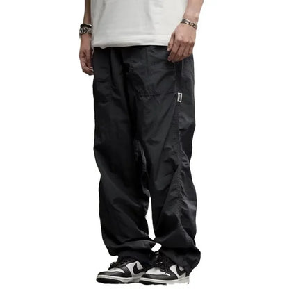 Summer Outdoor American Style Men's Loose-fit Hiking Pants Casual Cargo Pants Japanese Style Functional Trousers For Men