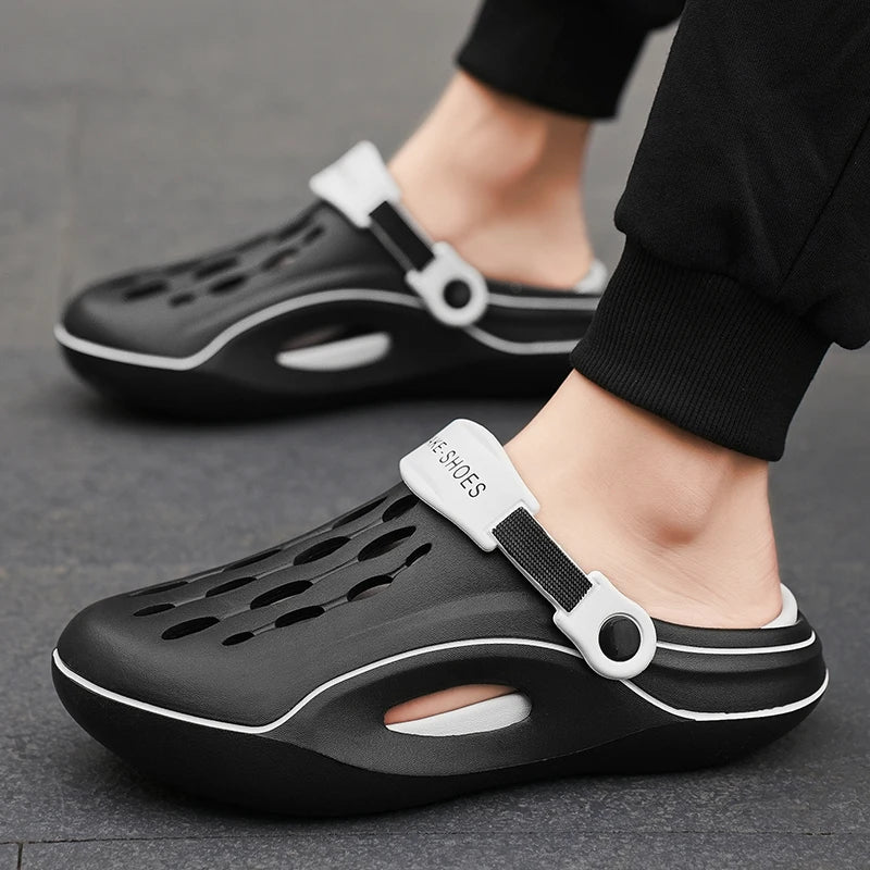 Fashion Men Outdoor Sandals Slippers Beach Comfortable Clogs Fashion Men Women Casual Shoes Garden Shoes Mens Beach Sandals - Ellianto fashion Men's
