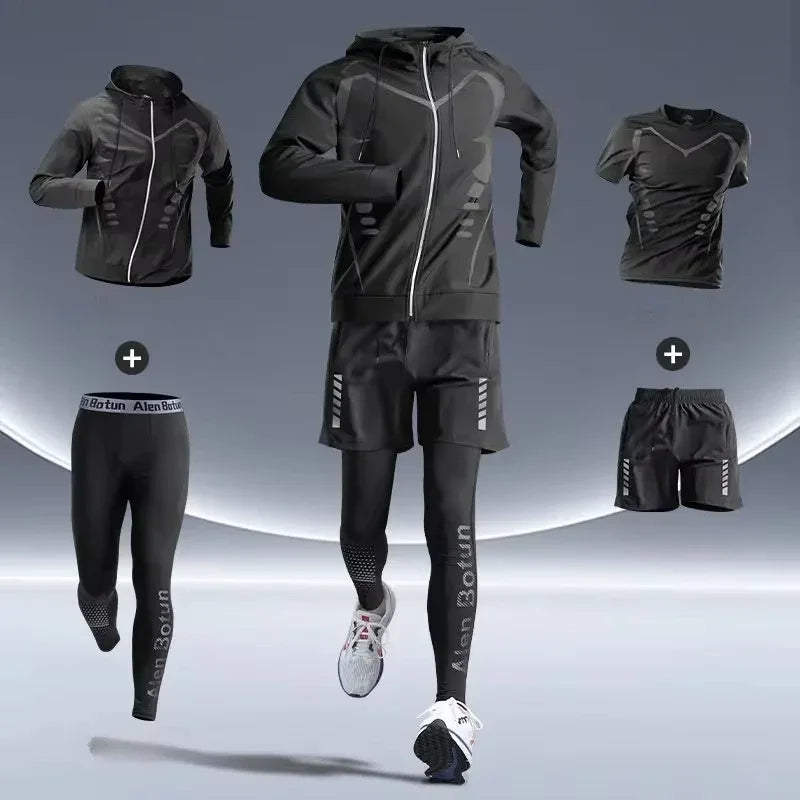 Men’s Premium Sports Set – Quick-Dry, Night-Safe & High-Performance for Running, Cycling & Training