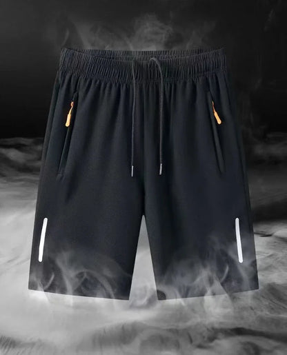Summer Men Shorts Ice Silk Running Gym Sport Shorts Quick Dry Breathable Beach Short Pant Fitness Jogging Cool Casual Sportswear 2025 - Ellianto fashion Men's