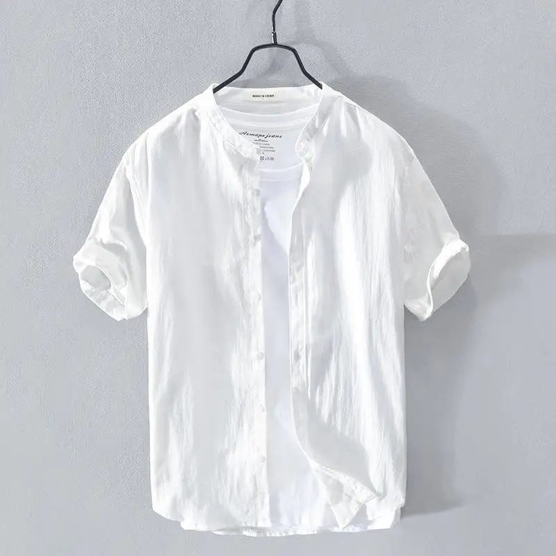 Men’s Linen Short-Sleeve Shirt – Fresh, Lightweight Comfort and Effortless Summer Style for the Modern Gentleman