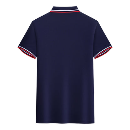 2025 Men's New Summer Embroidery Business Casual Short Sleeved POLO Shirt Fashion Short Sleeved Cool Breathable Top Polo Shirt - Ellianto fashion Men's